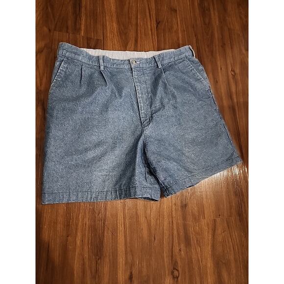 Preswick and Moore Men's Denim Bermuda Dress Shorts Size‎ 38 - Picture 1 of 3